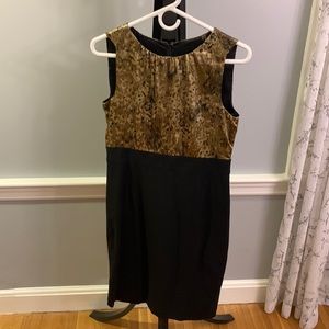 Black and Gold Dress - Size 6